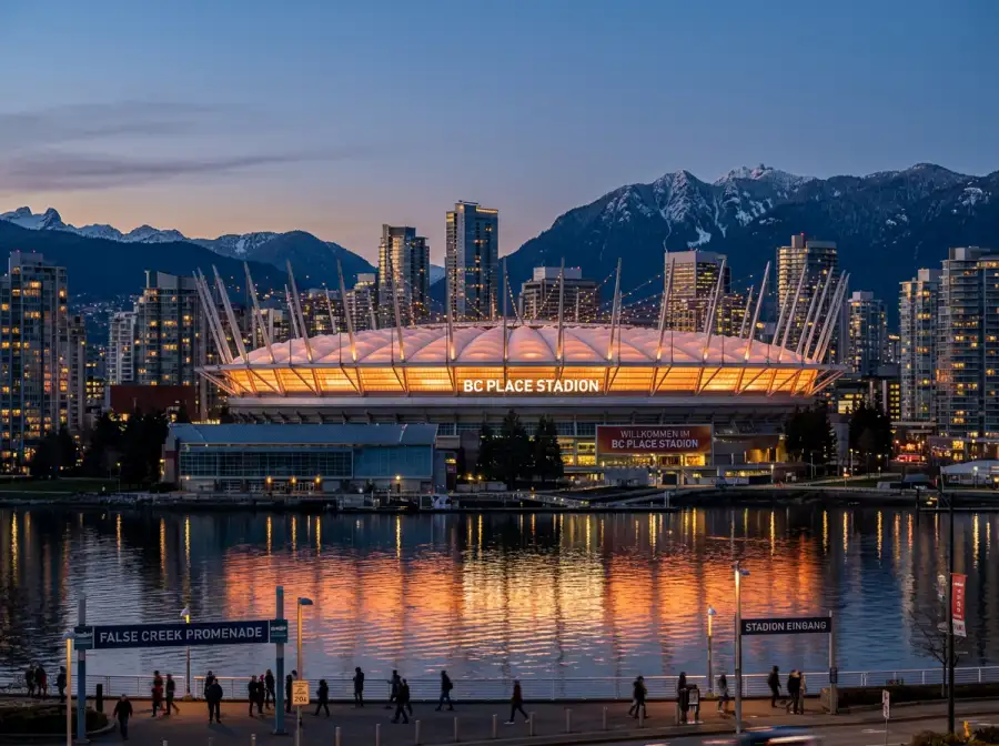 BC Place in Vancouver, Spielort von Schweiz gegen Kanada an der WM 2026