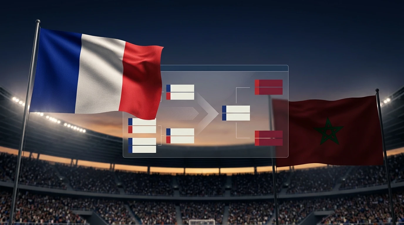 Frankreich schlägt Marokko 2:0 im WM-Viertelfinal — Mbappé und Dembélé treffen