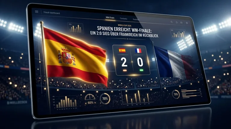 Spanien – Frankreich 2:0: Spanien im WM-Final 2026 — Rückblick, Tore und Quoten-Bewegung